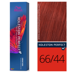 Wella - Coloração Koleston Perfect ME+ Vibrant Reds 66/44 Louro Escuro Acobreado Intenso 60 ml