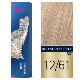 Wella - Coloração Koleston Perfect ME+ Special Blonde 12/61 Súper Aclaradora Louro Violeta Acinzentado 60 ml 