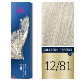 Wella - Coloração Koleston Perfect ME+ Special Blonde 12/81 Súper Aclaradora Louro Pérola Acinzentado 60 ml 