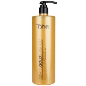 Tahe Botanic - Champô Keratin Gold OROLIQUIDO com queratina para cabelos muito danificados 1000 ml