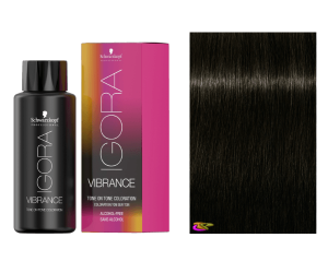 Schwarzkopf - Coloração Igora Vibrance 5-00 Castanho Claro Intenso 60 ml (semipermanente) 
