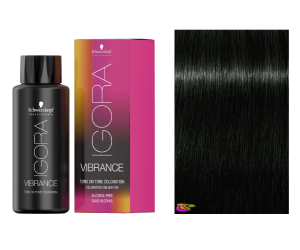 Schwarzkopf - Coloração Igora Vibrance 4-13 Castanho Médio Cinza Mate 60 ml (semipermanente) 