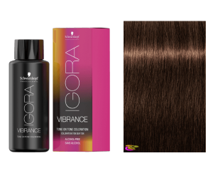 Schwarzkopf - Coloração Igora Vibrance 6-46 Louro E sucro Bege Brown 60 ml (semipermanente)