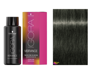 Schwarzkopf - Coloração Igora Vibrance 7-1 Louro Médio Cinza 60 ml (semipermanente) 