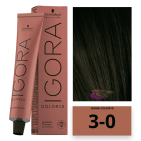 Schwarzkopf - Coloração COLOR Igora 10 Minutos 3-0 Castanho Escuro 60 ml 