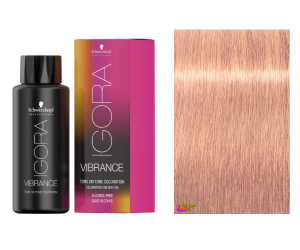 Schwarzkopf - Coloração Igora Vibrance 9,5-49 Tonalizador Bege Violeta 60 ml (semipermanente)