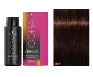 Schwarzkopf - Coloração Igora Vibrance 5-7 Castanho Claro Cobre 60 ml (semipermanente) 