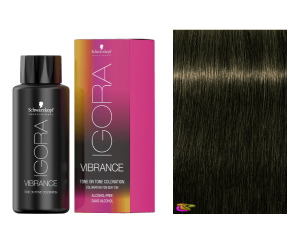 Schwarzkopf - Coloração Igora Vibrance 6-63 Louro Escuro Brown Mate 60 ml (semipermanente) 