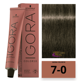 Schwarzkopf - Coloração COLOR Igora 10 Minutos 7-0 Louro Médio 60 ml