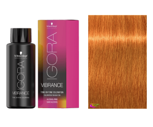 Schwarzkopf - Coloração Igora Vibrance 9-7 Louro Muito Claro Acobreado 60 ml (semipermanente) 