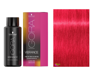 Schwarzkopf - Coloração Igora Vibrance 0-88 Potenciador Concentrado Vermelho 60 ml (semipermanente)