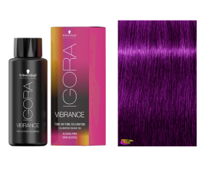 Schwarzkopf - Coloração Igora Vibrance 0-89 Potenciador Concentrado Vermelho Violeta 60 ml (semipermanente)