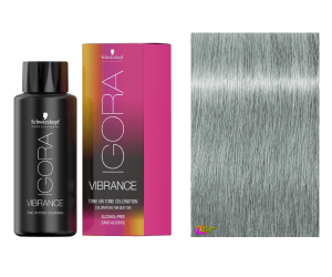 Schwarzkopf - Coloração Igora Vibrance 9,5-21 Tonalizador Fumê Acinzentado 60 ml (semipermanente) 