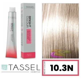 Tassel - Coloração BRIGHT COLOUR com Argão e Queratina Nº 10.3N LOURO SÚPER CLARO DOURADO 100 ml (06469)