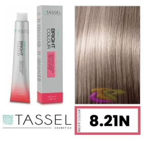 Tassel - Coloração BRIGHT COLOUR com Argão e Queratina Nº 8.21N LOURO CLARO BEGE ACINZENTADO 100 ml (06462)