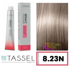 Tassel - Coloração BRIGHT COLOUR com Argão e Queratina Nº 8.23N LOURO CLARO BEGE DOURADO 100 ml (06463)