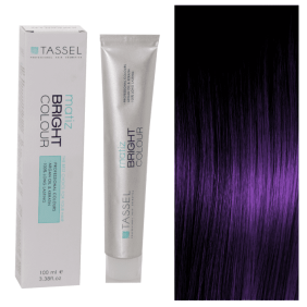 Tassel - Coloração BRIGHT COLOUR com Argão e Queratina MATIZADOR VIOLETA 100 ml (06485)