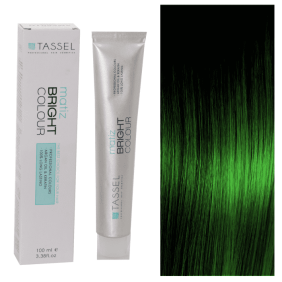 Tassel - Coloração BRIGHT COLOUR com Argão e Queratina MATIZADOR VERDE 100 ml (06486)