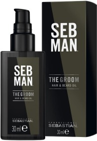 Sebastian - Óleo Cabelo e Barba Sebman THE GROOM 30 ml 