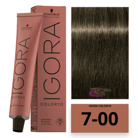 Schwarzkopf - Coloração COLOR Igora 10 Minutos 7-00 Louro Médio Natural Intenso 60 ml 