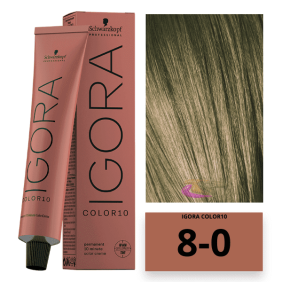 Schwarzkopf - Coloração COLOR Igora 10 Minutos 8-0 Louro Claro 60 ml 