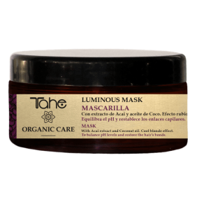 Tahe Organic Care - Mascarilla LUMINOUS MASK rubios fríos (vegano) 300 ml