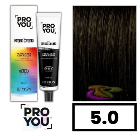 Revlon Proyou - Coloração THE COLOR MAKER 5.0 Castanho Claro 90 ml