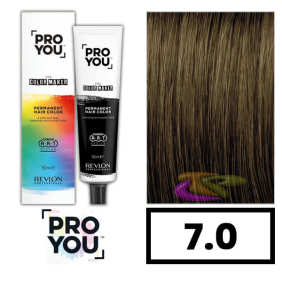 Revlon Proyou - Coloração THE COLOR MAKER 7.0 Louro Médio 90 ml 