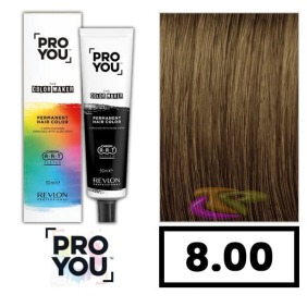 Revlon Proyou - Coloração THE COLOR MAKER 8.00 Louro Claro Cálido 90 ml 