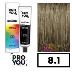 Revlon Proyou - Coloração THE COLOR MAKER 8.1 Louro Claro Cinza 90 ml 