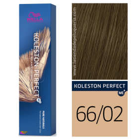 Wella - Coloração Koleston Perfect ME+ Pure Naturals 66/02 Louro Escuro Intenso Mate Natural 60 ml