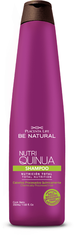 Be Natural - Champô NUTRI QUINUA cabelos processados quimicamente 350 ml