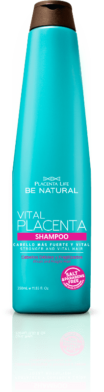 Be Natural - Champô VITAL PLACENTA cabelos fracos e com tendência à queda 350 ml 