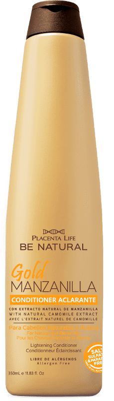 Be Natural - Condicionador Clareador GOLD CAMOMILA cabelos naturais e louros 350 ml