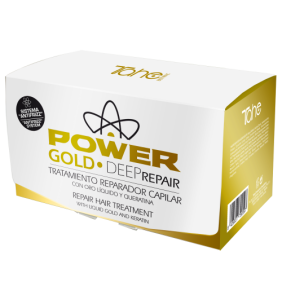 Tahe Botanic - Ampollas REPARADORAS antifrizz Power Gold -deep repair- (6 x 10 ml)