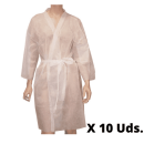Eurostil - 10 Kimonos Brancos TNT (mono uso) (07307/58) 