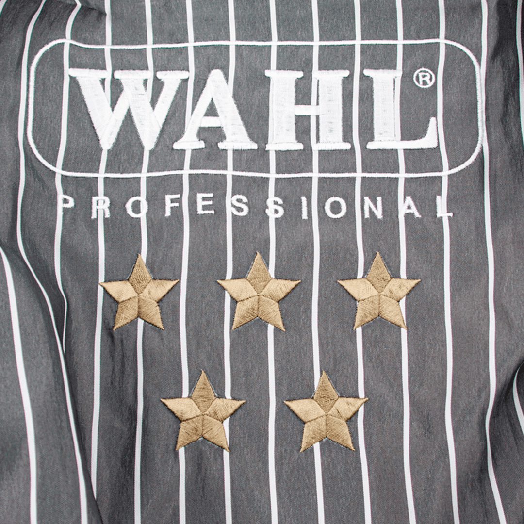 Wahl - Capa de Corte Profissional Five Star Fecha com colchetes (135 cm x 150 cm) (0093-6400)