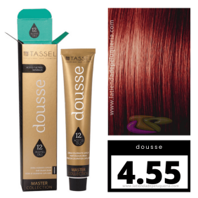 Tassel - Coloração DOUSSE Nº 4.55 CASTANHO MÉDIO AVERMELHADO INTENSO 100 ml (06844)