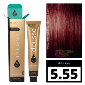 Tassel - Coloração DOUSSE Nº 5.55 CASTANHO CLARO AVERMELHADO INTENSO 100 ml (06845)