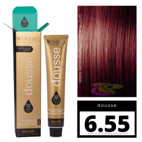 Tassel - Coloração DOUSSE Nº 6.55 LOURO ESCURO AVERMELHADO INTENSO 100 ml (06846)