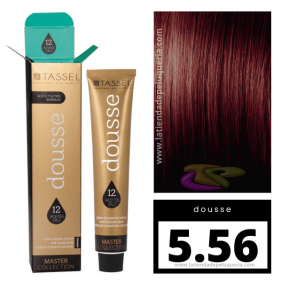 Tassel - Coloração DOUSSE Nº 5.56 CASTANHO CLARO AVERMELHADO VIOLETA 100 ml (06852)