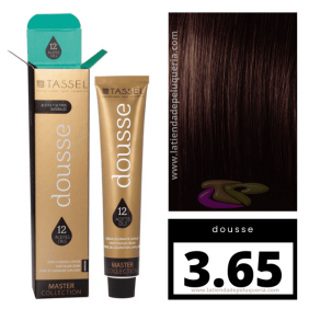 Tassel - Coloração DOUSSE Nº 3.65 CASTANHO ESCURO VIOLETA AVERMELHADO 100 ml (06847)