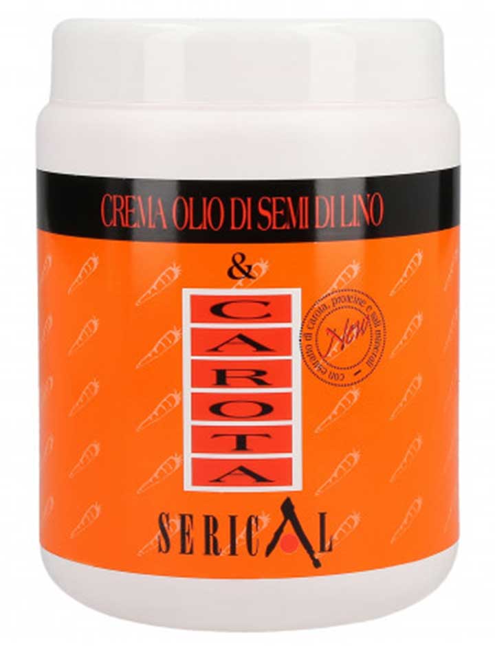 Serical - Mascarilla ZANAHORIA para cabellos grasos sin volumen 1000 ml