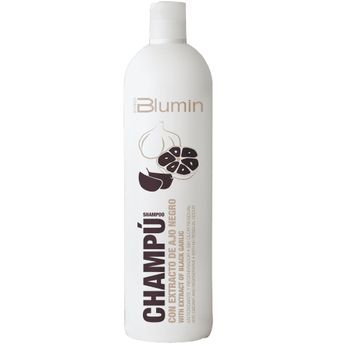 Blumin - Champô extracto ALHO PRETO (para cabelos secos - antioxidante e regenerador) 1000 ml 