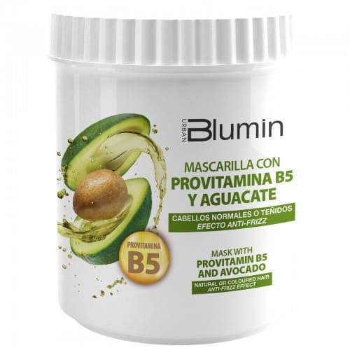 Blumin - Máscara ABACATE E PROVITAMINA B5 (para cabelos normais ou tingidos) (Vegano) 700 ml 