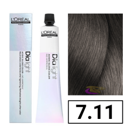 L`Oréal - Coloração DIALIGHT 7.11 Louro Cinza Profundo sem amoníaco 50 ml 