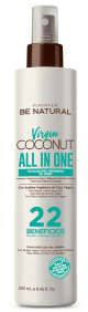 Be Natural - Spray All in One VIRGIN COCONUT restauração total 250 ml (Vegano)