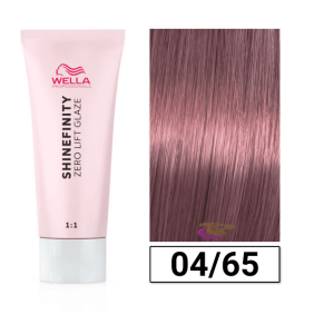 Wella - Coloração SHINEFINITY 04/65 Castanho Médio Violeta Mogno 60 ml 