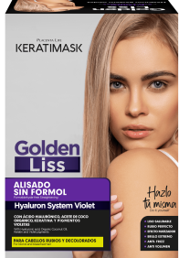 Be Natural - Kit Alisamento Brasileiro KERATIMASK GOLDEN LISS especial louros 150 ml