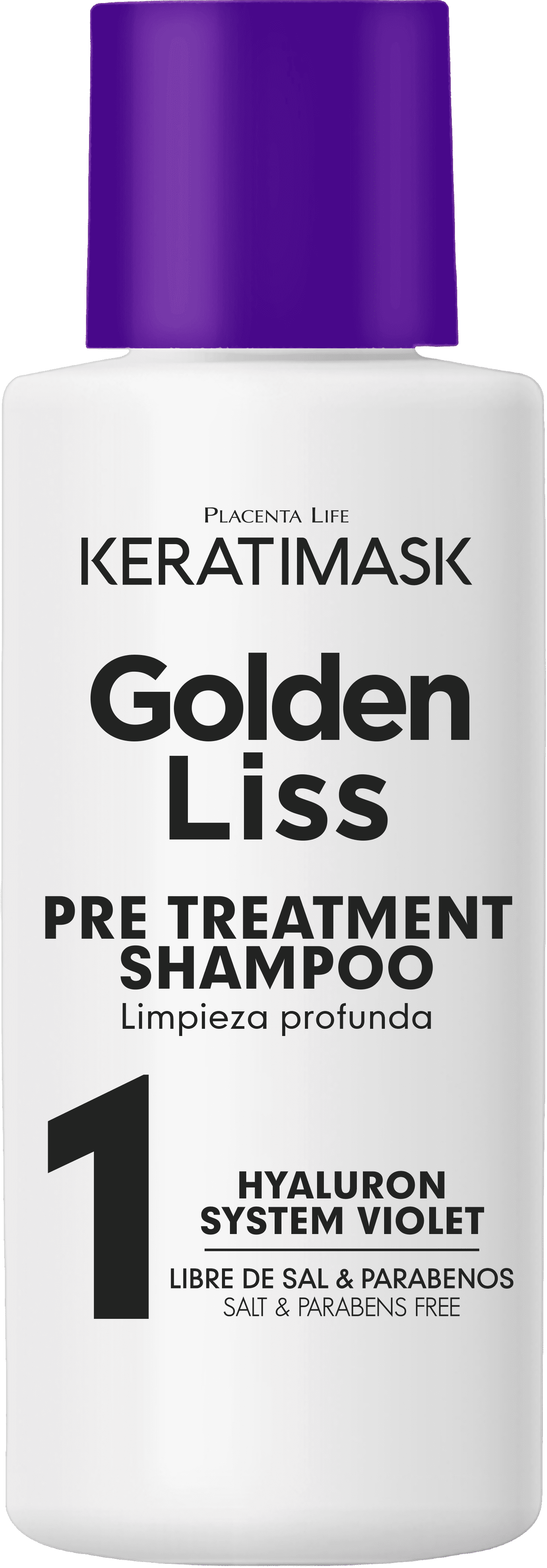 Be Natural - Kit Alisamento Brasileiro KERATIMASK GOLDEN LISS especial louros 150 ml
